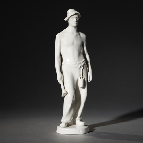 <b>A NYMPHENBURG FIGURE OF A COLEMINER</b>