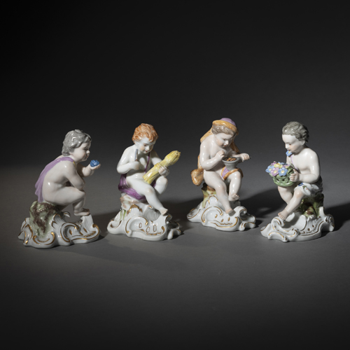 <b>A GROUP OF FOUR PUTTI DEPICTING THE FOUR SEASONS</b>
