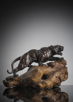 <b>Bronze eines Tigers</b>