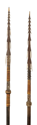<b>Zwei Speere aus Bambus</b>