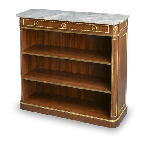 <b>A Louis XVI ormolu-mounted bois satine bookcase</b>