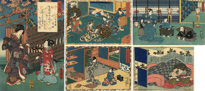 <b>Utagawa Kunisada  (Toyokuni III)  (1786 - 1864)</b>