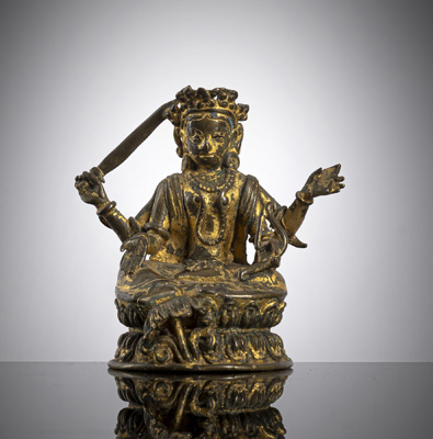 <b>Vergoldete Bronze der Tara</b>