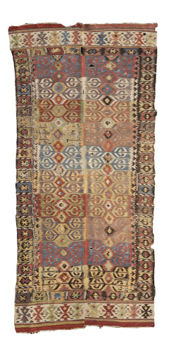 <b>A two-banded slit-tapestry kilim</b> <b>A two-banded slit-tapestry kilim</b>
