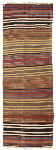 <b>A striped Kilim</b> <b>A striped Kilim</b>