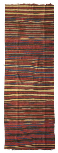 <b>A striped Kilim</b> <b>A striped Kilim</b>