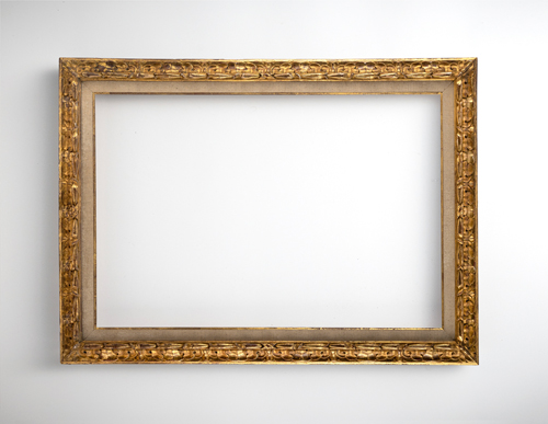 <b>A LARGE CARVED GILTWOOD FRAME</b> <b>A LARGE CARVED GILTWOOD FRAME</b>