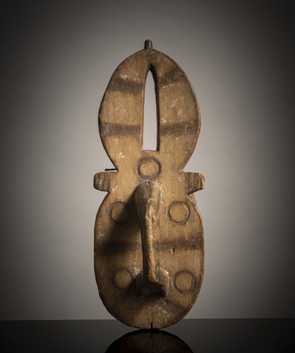 <b>A zoomorphic mask made of wood</b> <b>A zoomorphic mask made of wood</b>