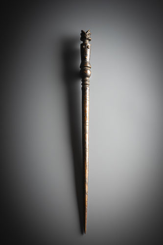 <b>A ceremonial staff</b> <b>A ceremonial staff</b>